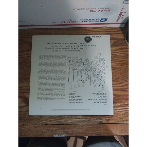 Fred Waring..."Fred Waring and the Pennsylvanians In Hi-Fi" 12" Vinyl Record LP - Picture 2 of 5